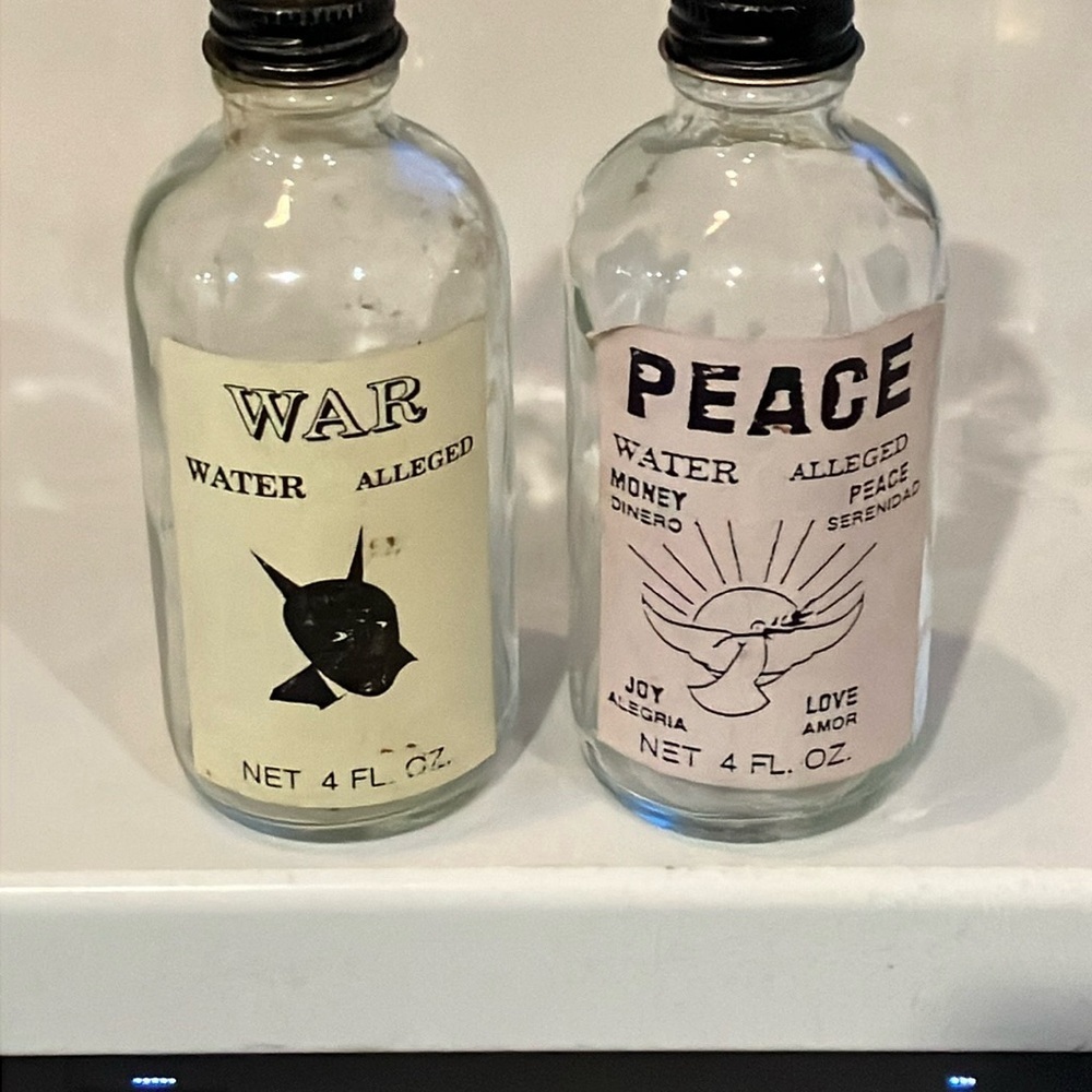 War and Peace novelty decorative Bottles